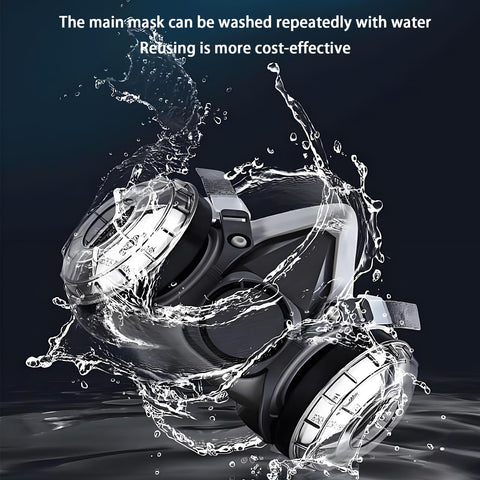 Yehenarn dual-tank filtration design filters fine particles and gases efficiently.