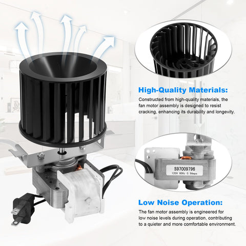 YEHERIT 70 CFM bathroom ventilation delivers steady airflow for fresh spaces.