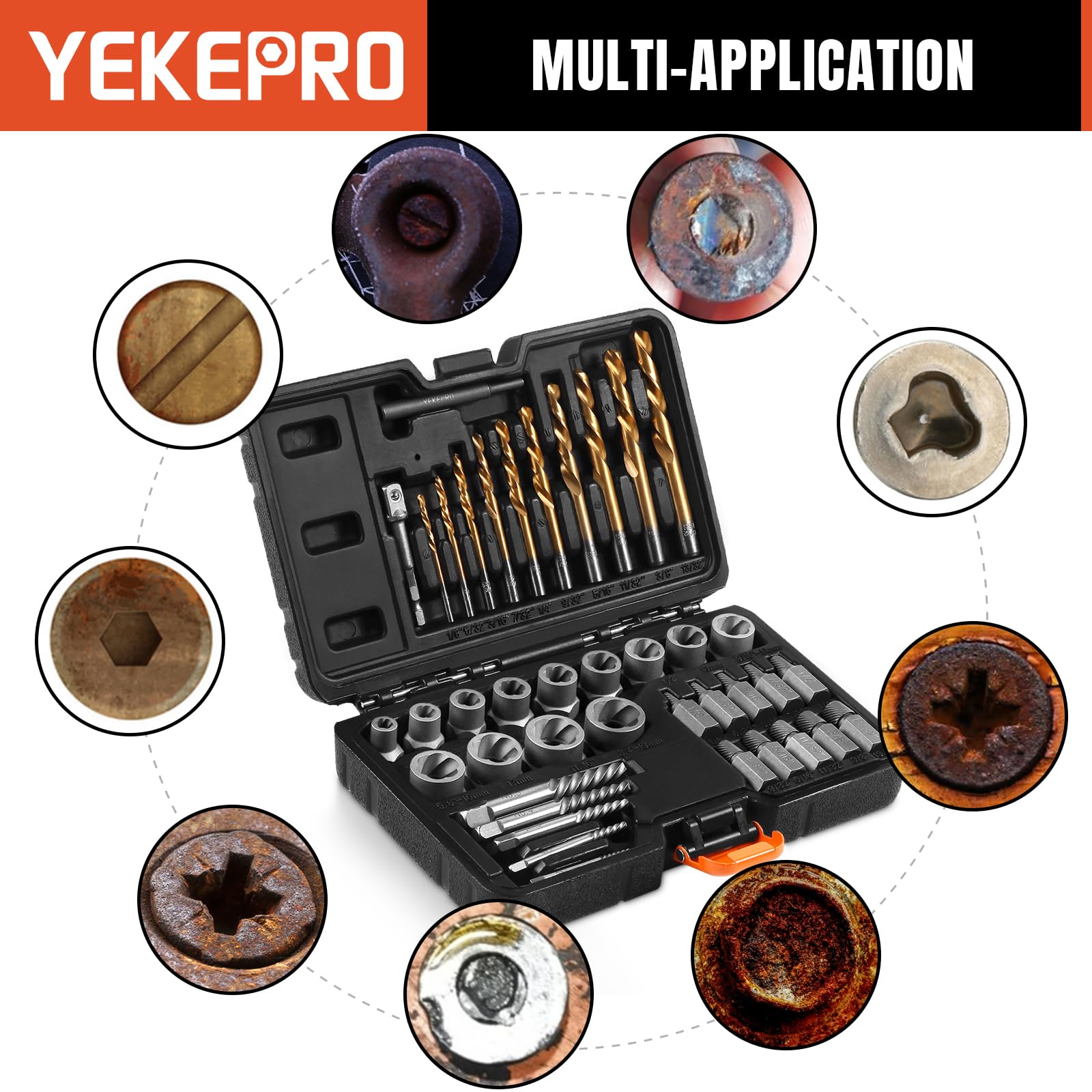 YEKEPRO compact-storage case keeps tools organized for on-the-go projects