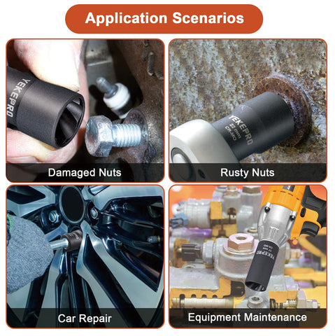 YEKEPRO in-action nut removal demo shows practical roadside repair potential.