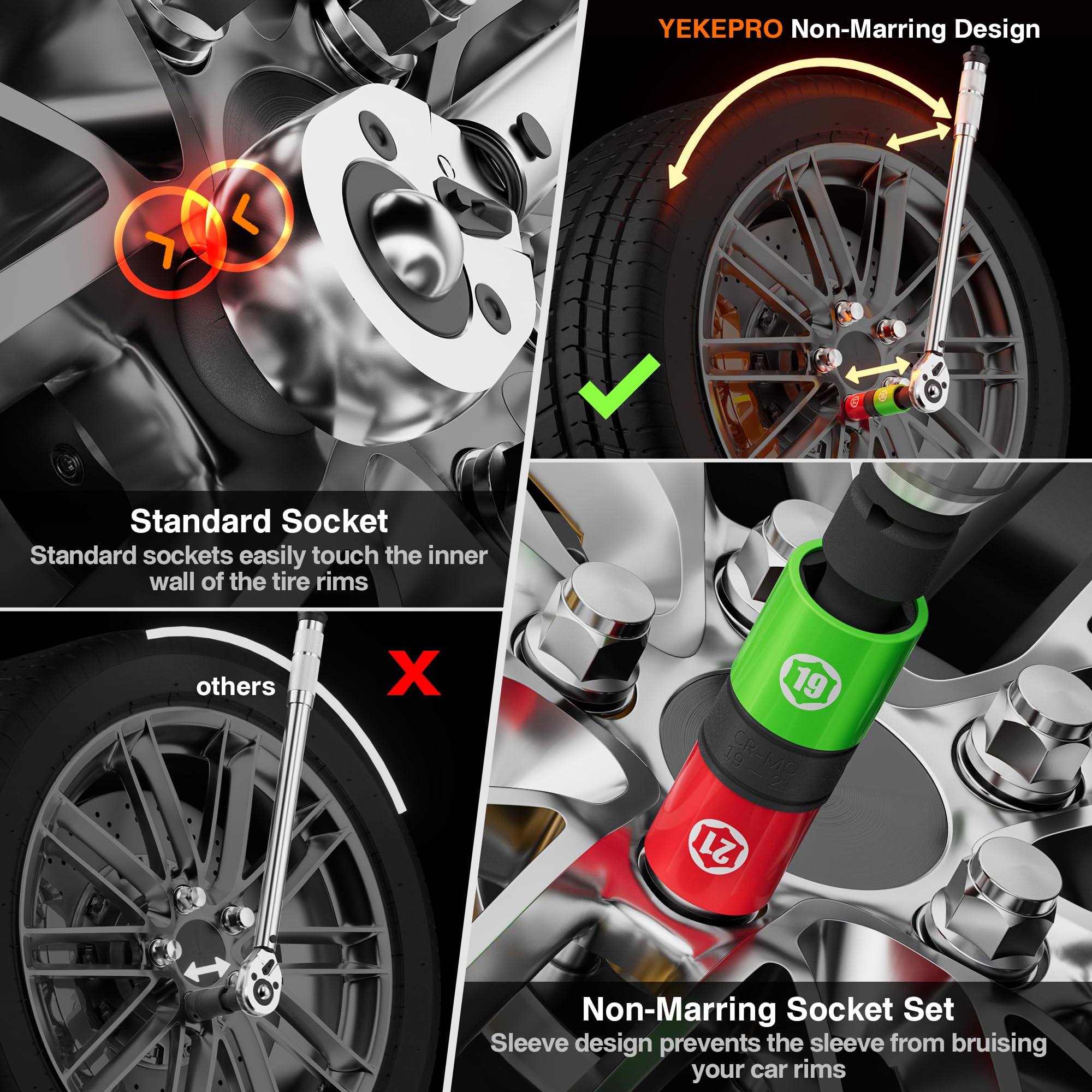YEKEPRO knock out pin designed for easy removal of stuck nuts