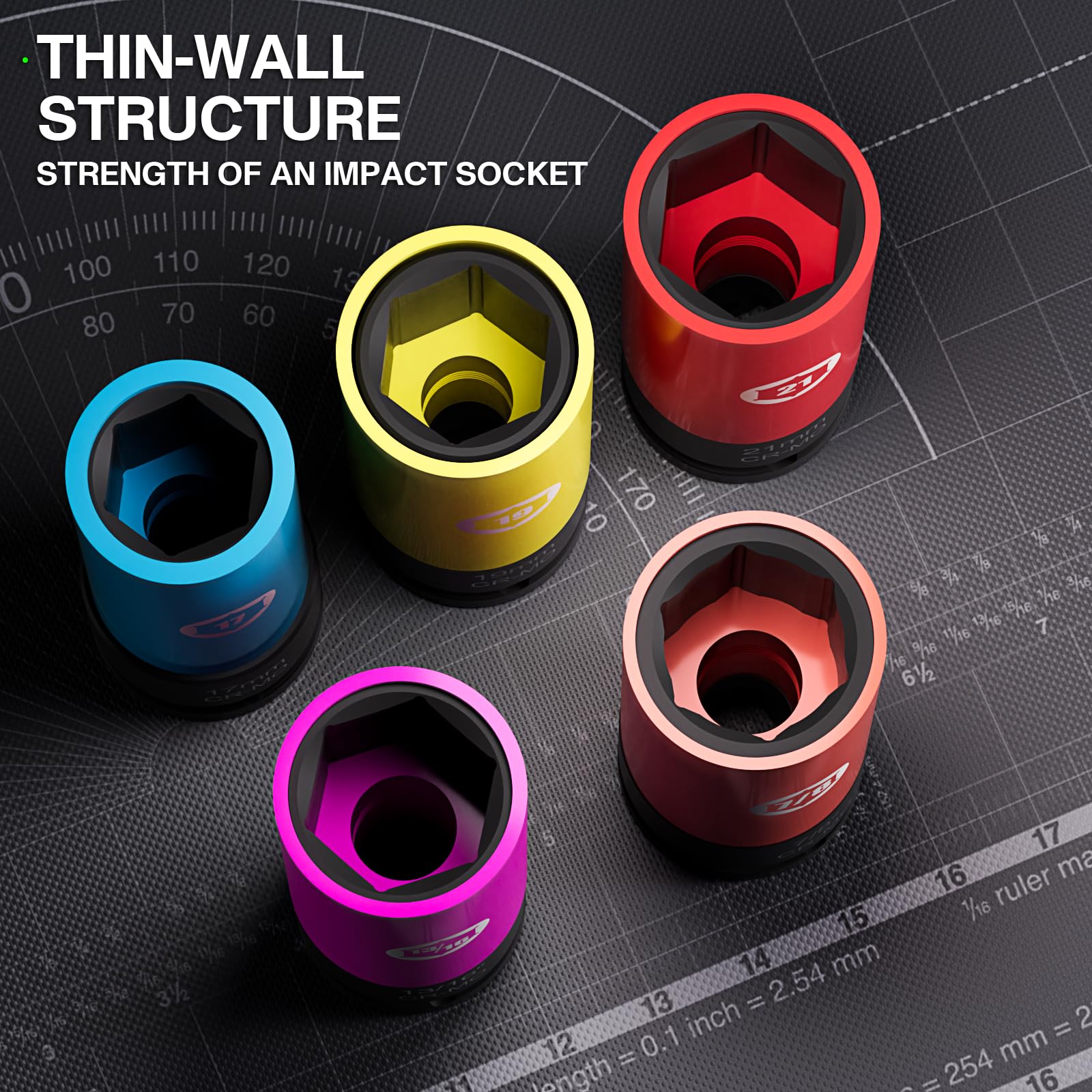 YEKEPRO thin-wall design protects rims during installation and removal