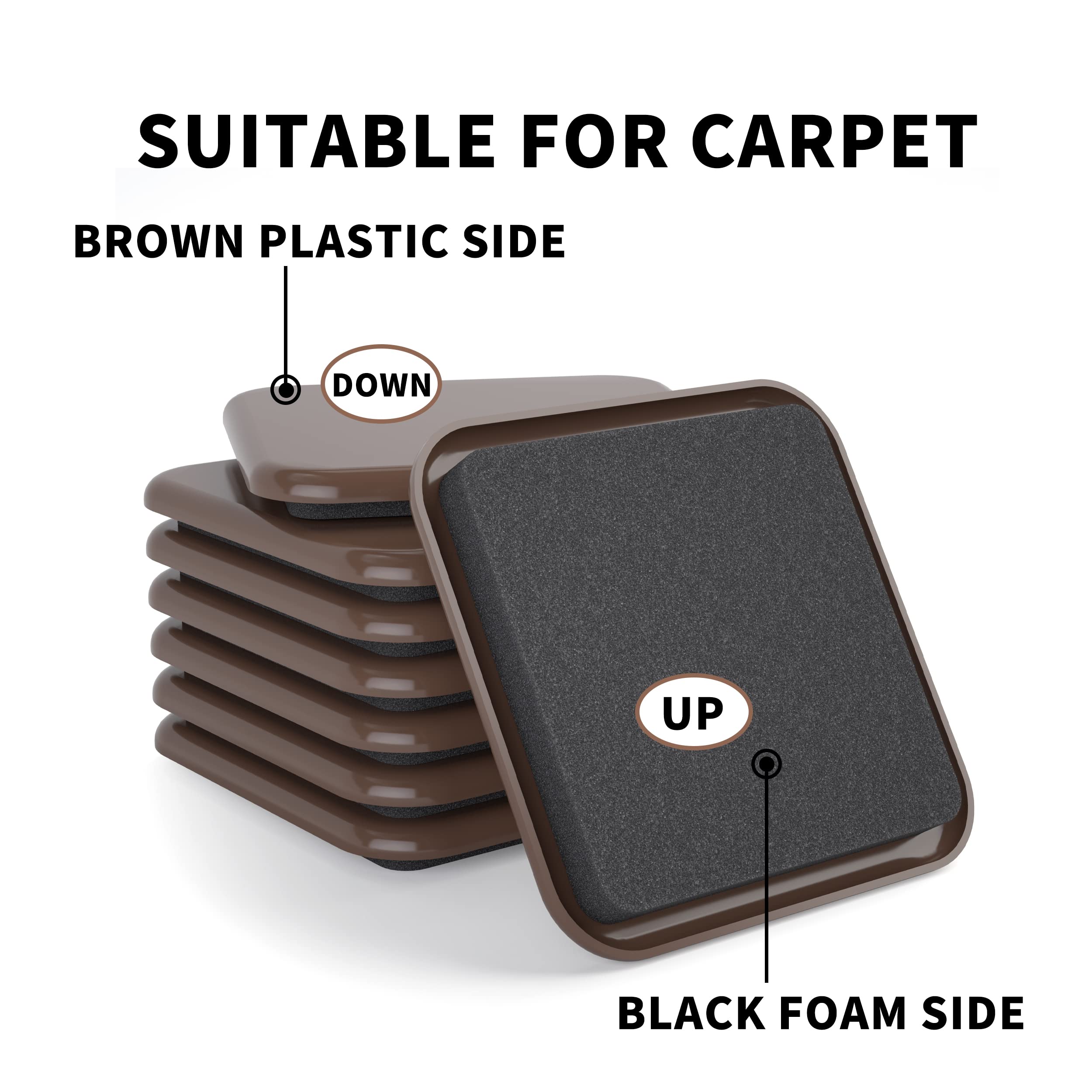 Yelanon heavy-duty moving pads distribute weight evenly for easy relocation.