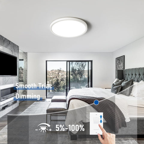 YELIOLED dimmable wall switch compatibility enabling mood control