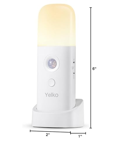 YELKO UL-certified cool-touch night light designed for kid-friendly spaces