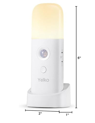 YELKO UL-certified cool-touch night light designed for kid-friendly spaces