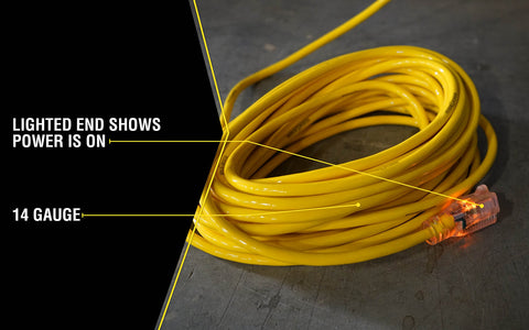 Yellow Jacket high-visibility cord helps quick identification on job sites