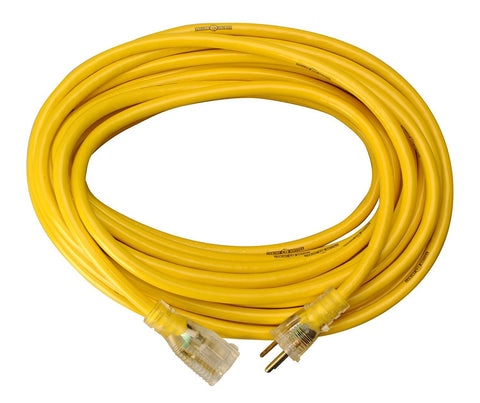 Yellow Jacket lighted-end indicator shows power status during outdoor work