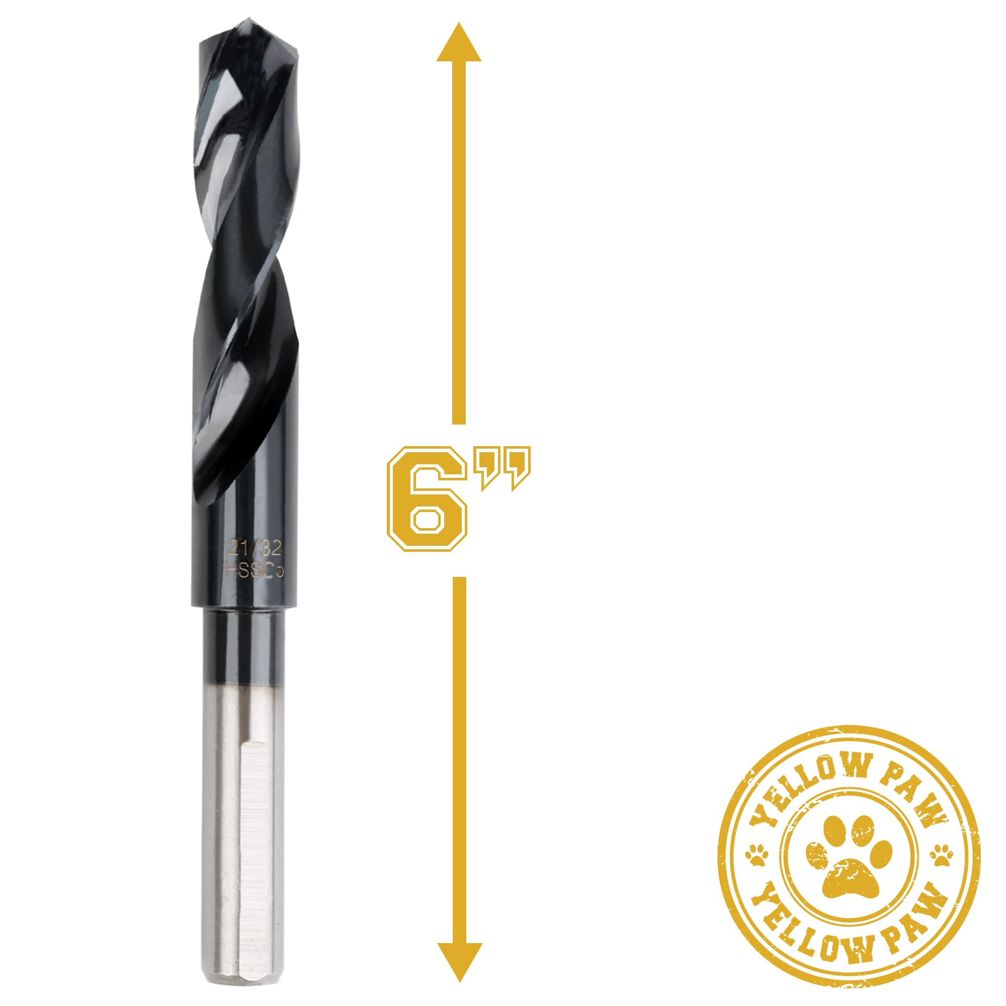 Yellow Paw 6-inch total length drill bit with robust construction