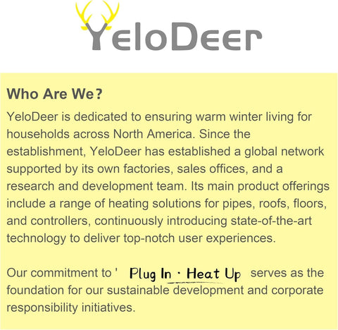 YeloDeer four-length options from 5 to 20 ft for flexible installations