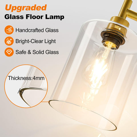 Yemela 900LM Edison bulb included for immediate warm ambience