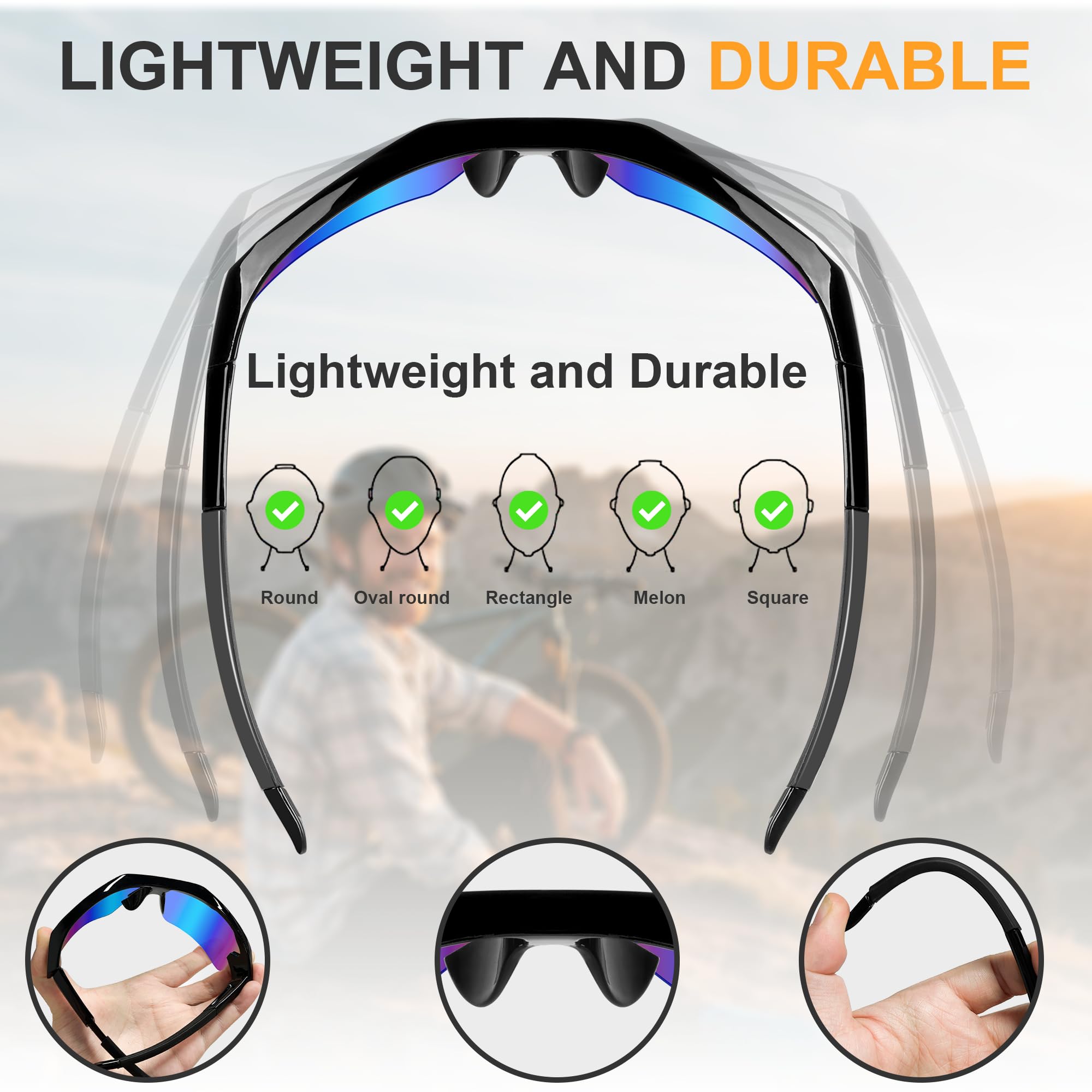 YENPK UV400 protection blocks UV rays during outdoor work.