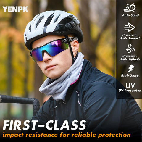 YENPK safety glasses UV and blue light filter helps reduce eye fatigue.