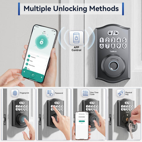 Yeolet one-time password capability enables guest access securely.