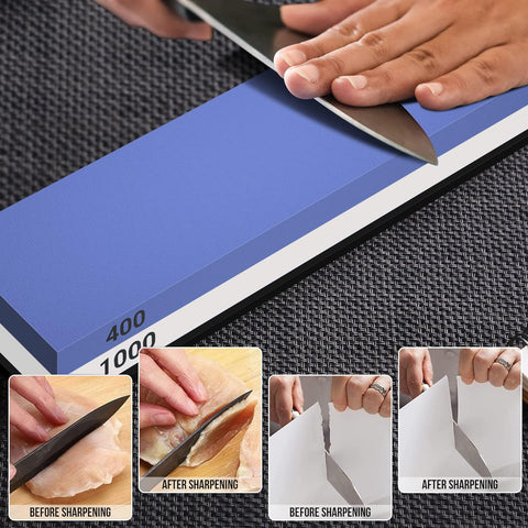 YeopAsda whetstone 400/1000 side restores edges on kitchen knives.
