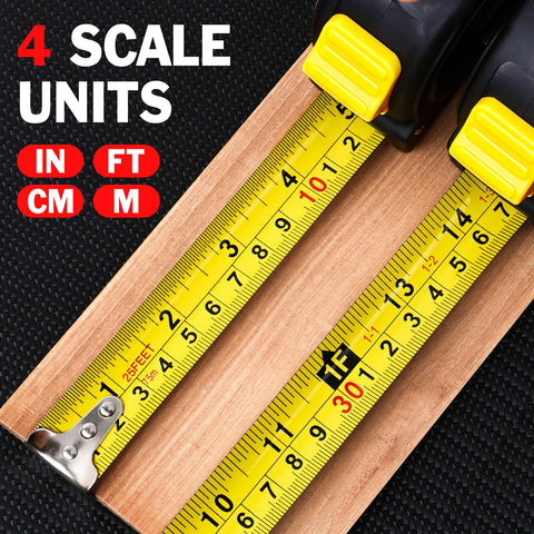 YesBes steel blade provides sturdy measurements on long projects.