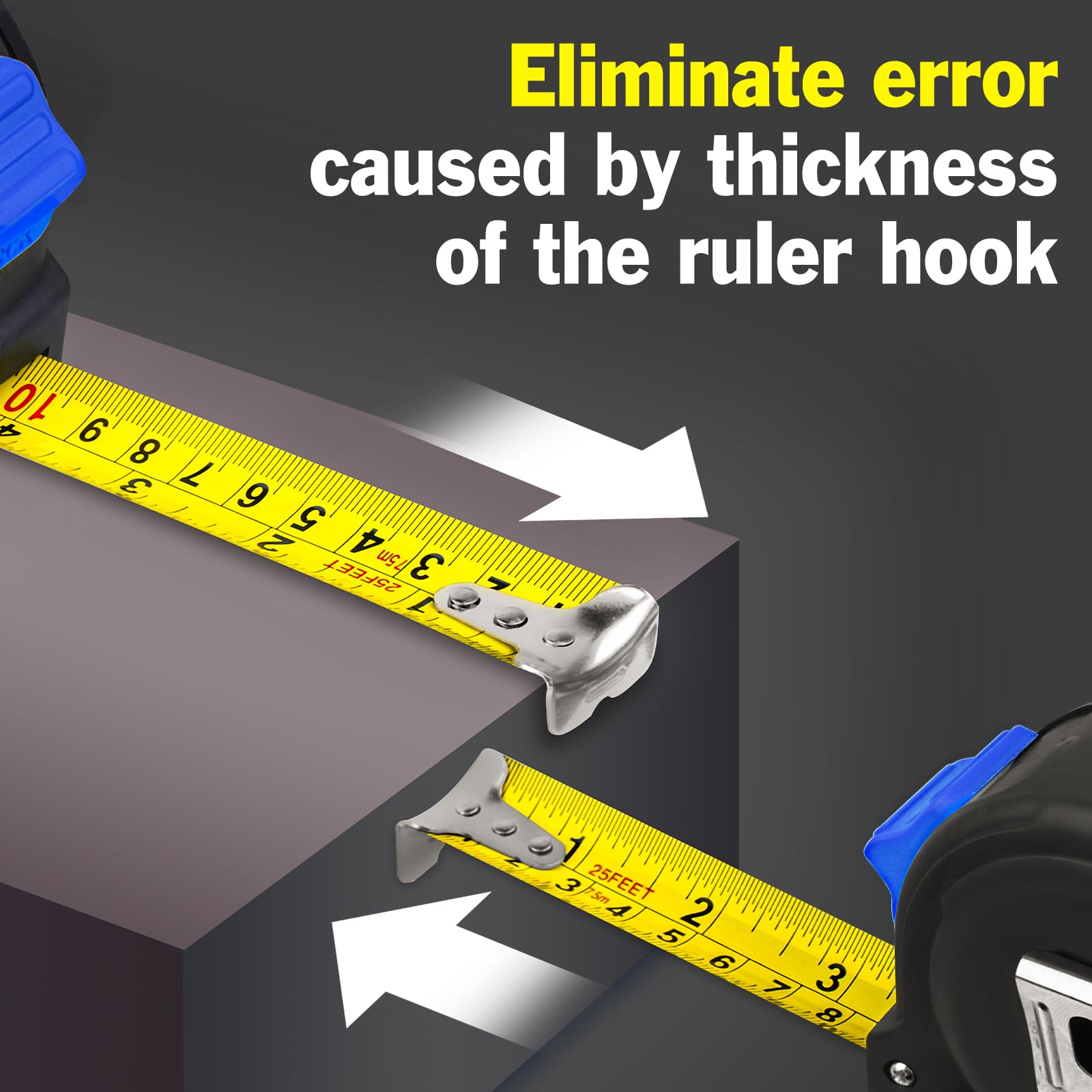 Durable ABS and TPR housing protects against drops.