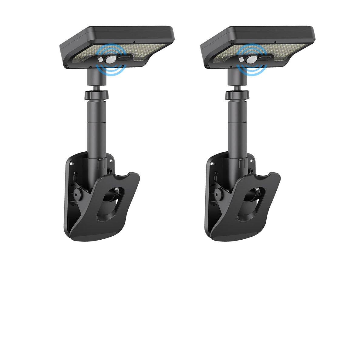 Yesenlight clip-on solar light with 360-degree rotation for versatile yard illumination.