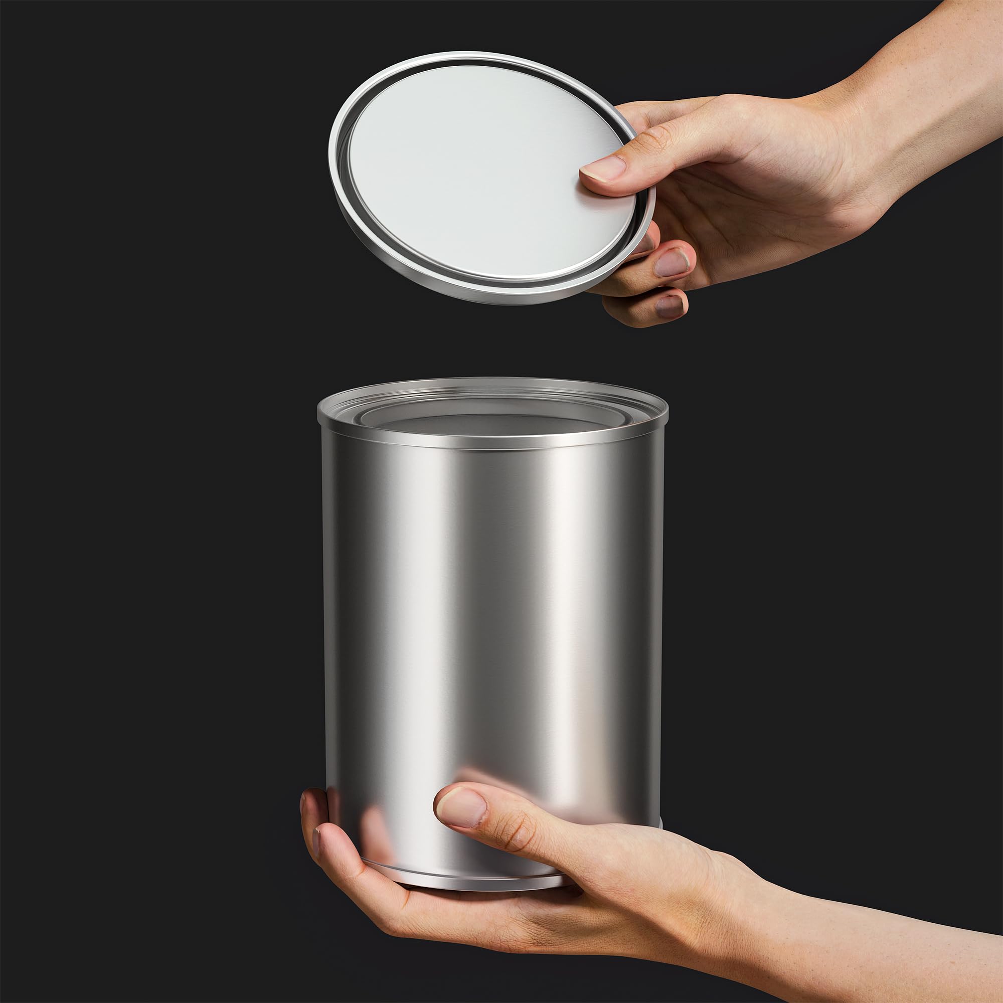 yeshine 1 qt tinplate paint cans with tightly fitting lids help prevent spills.