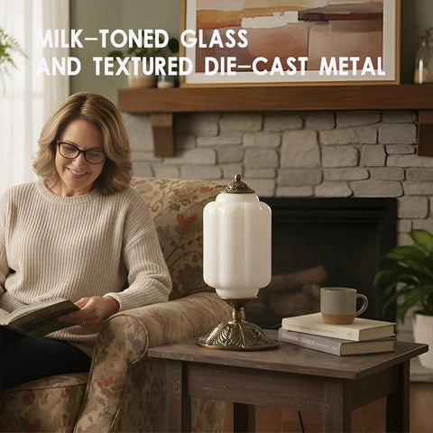 YESIDS LED bulb included for soft, eye-friendly illumination