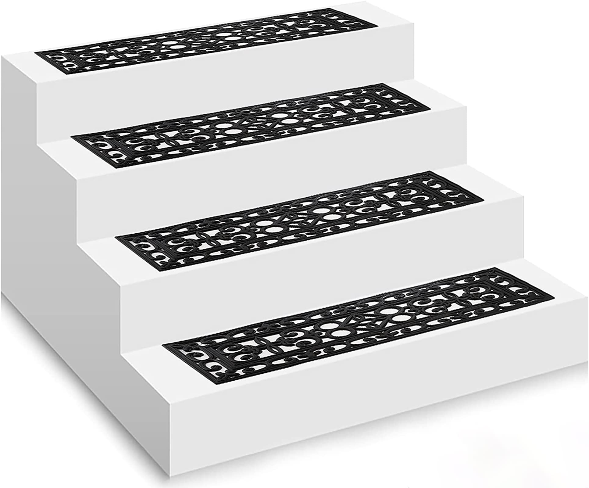 Yesland anti-slip stair mats deliver durable outdoor grip.