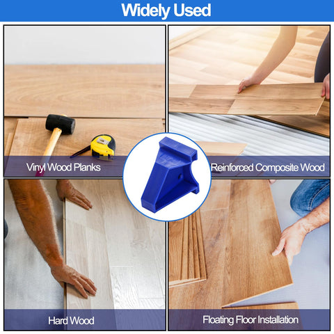 Yesland spacers compatible with LVP, laminate, engineered wood, bamboo, and tile.