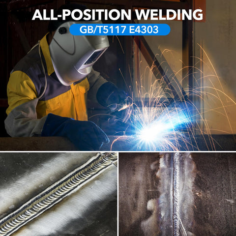 YesRight arc glow during welding highlights controlled heat and slag removal.