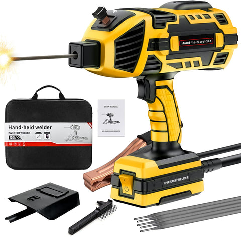 YesRight handheld welding machine front view highlights compact design for tight spaces