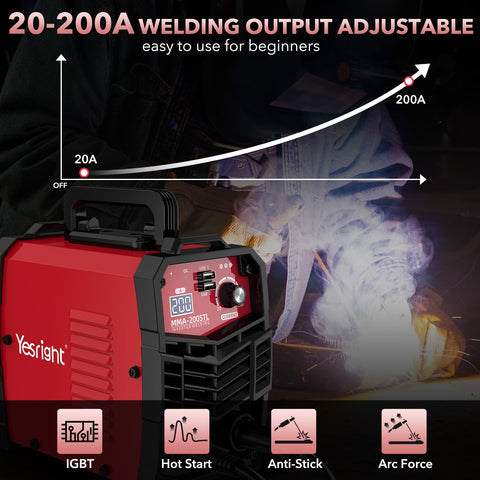 YesRight portable welder weighs 4.2 lbs for easy transport.