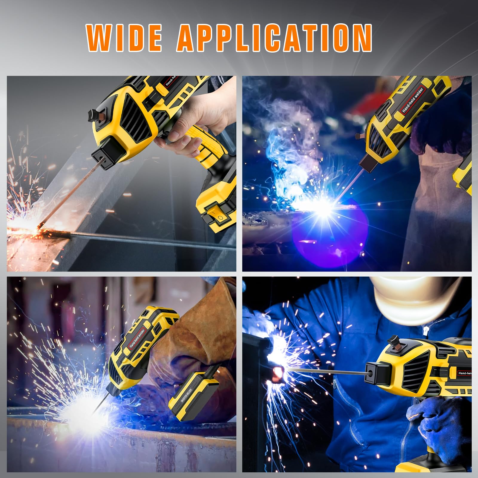 YesRight welding in use on stainless and mild steel workpiece