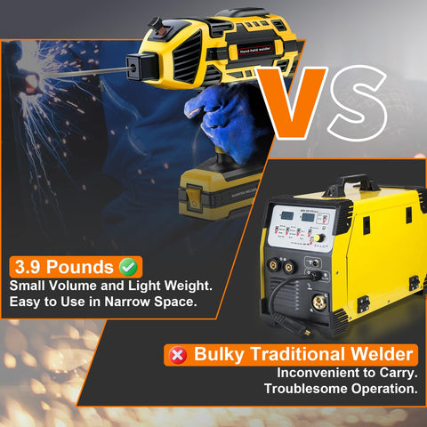YesRight IGBT inverter technology improves current stability and reduces spatter