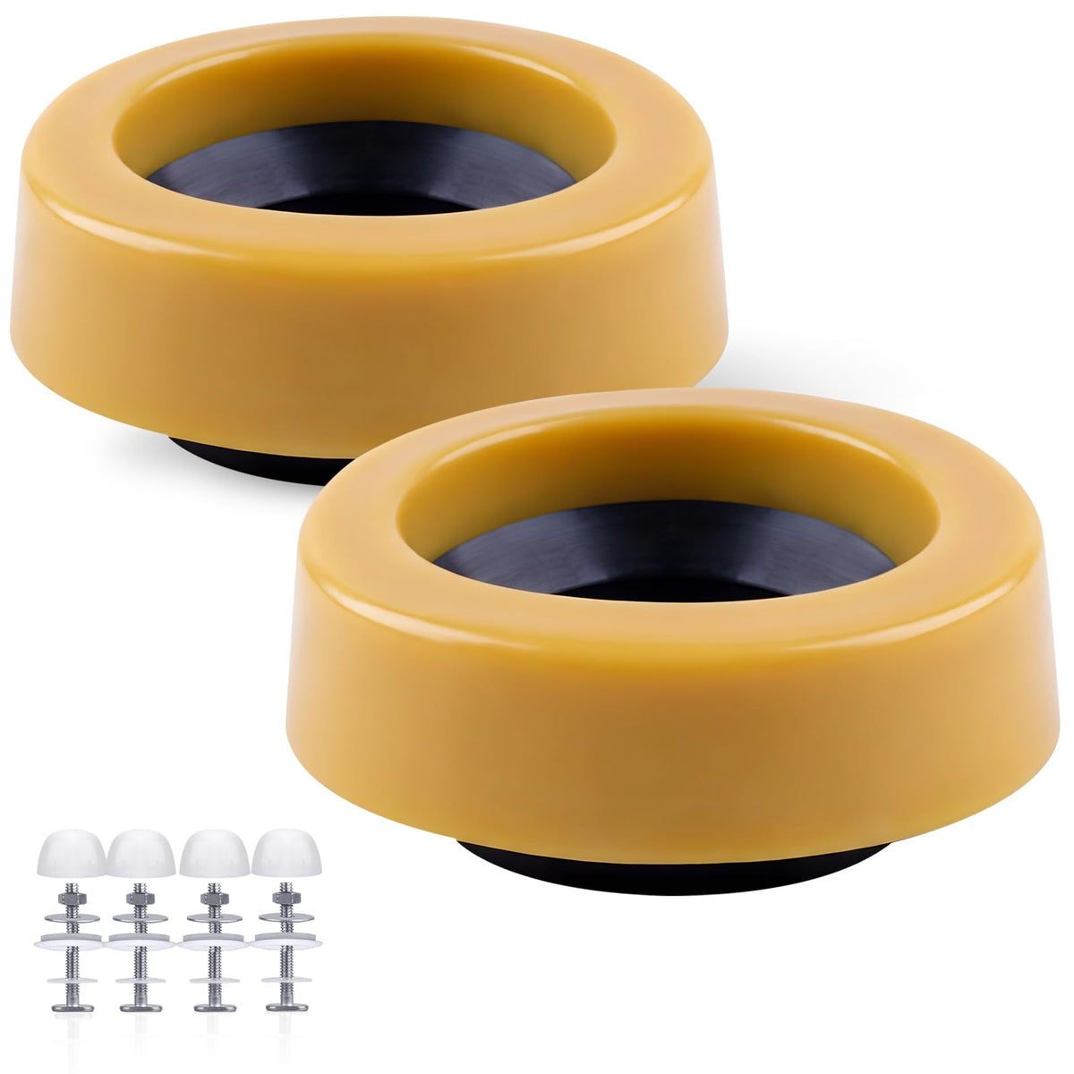 YESSYMAN toilet wax ring extra thick with flange for a reliable seal