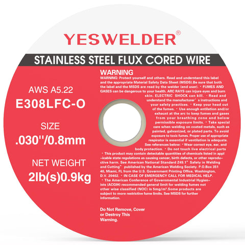 YesWelder flux-core wire supports outdoor windy conditions without gas