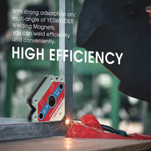 YESWELDER 135-degree angle magnet supports precise multi-angle workholding