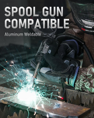 YESWELDER 185A MIG Welder in use for multi-process welding
