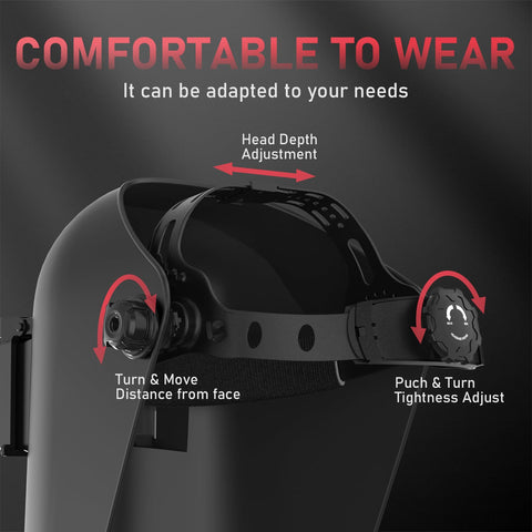 YESWELDER auto-darkening-lens-ready helmet supports safer welding in changing light