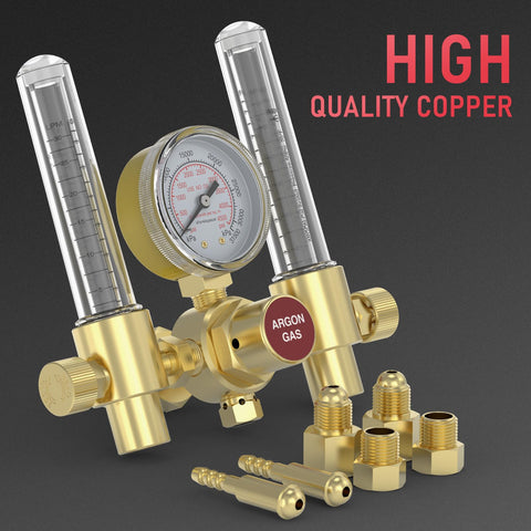 YESWELDER brass body construction highlights durability
