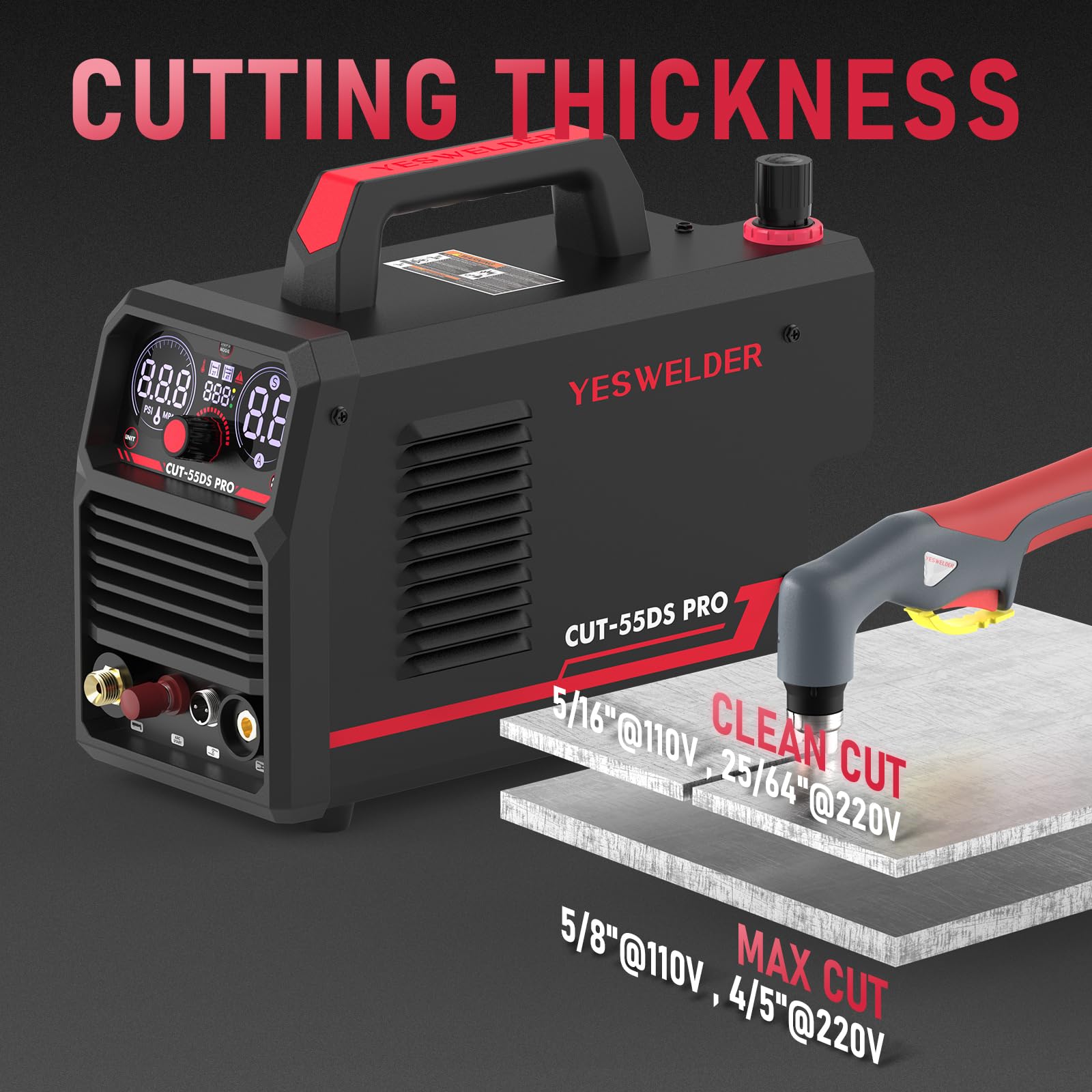 YESWELDER IPT40 torch for non-touch pilot arc on painted or rusty surfaces