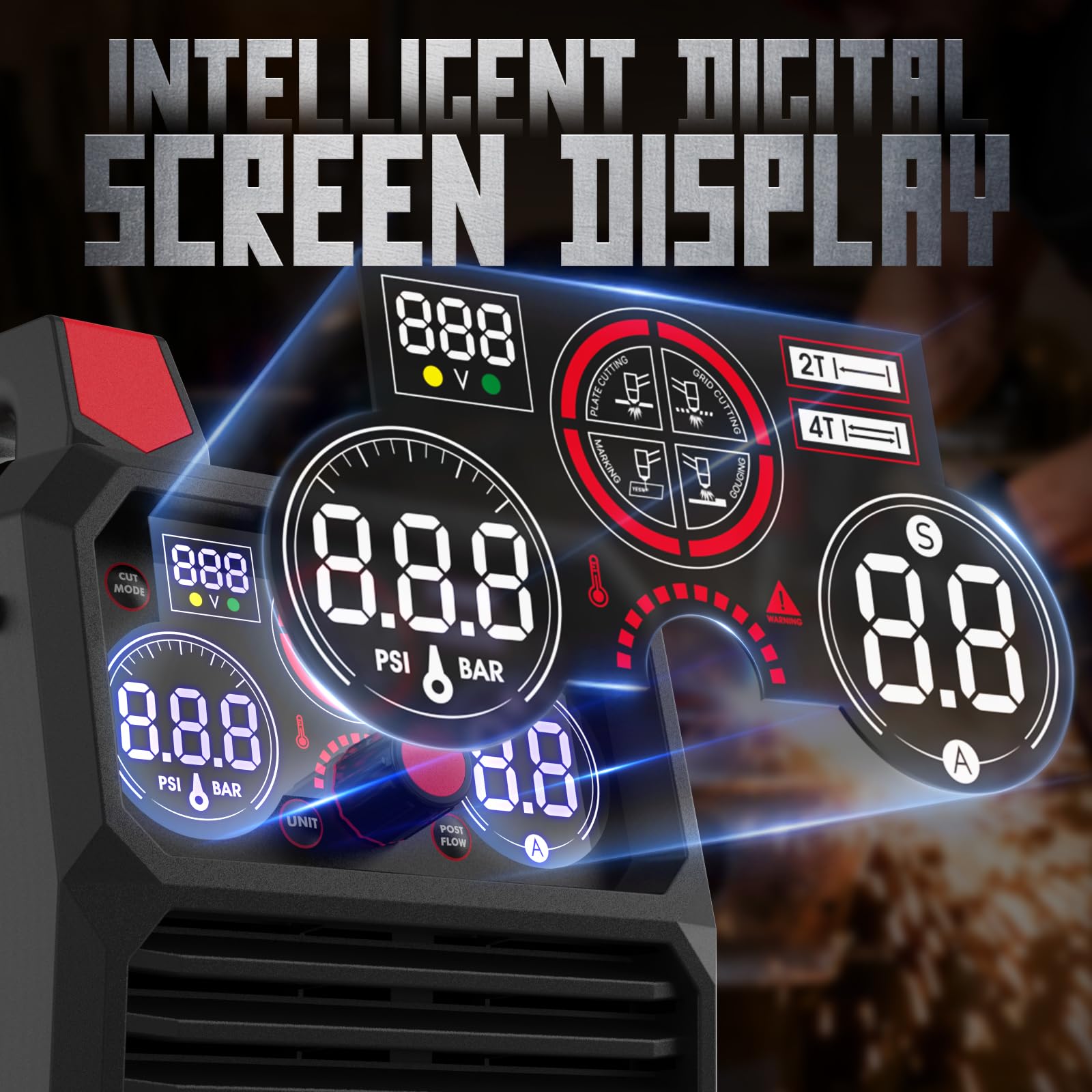 YESWELDER CUT-65DS PLUS non-high frequency start reduces interference and improves reliability
