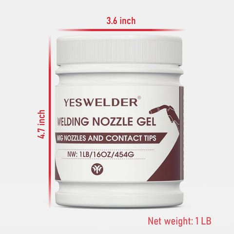 YESWELDER 16 oz can with precise dimensions for shopping clarity.