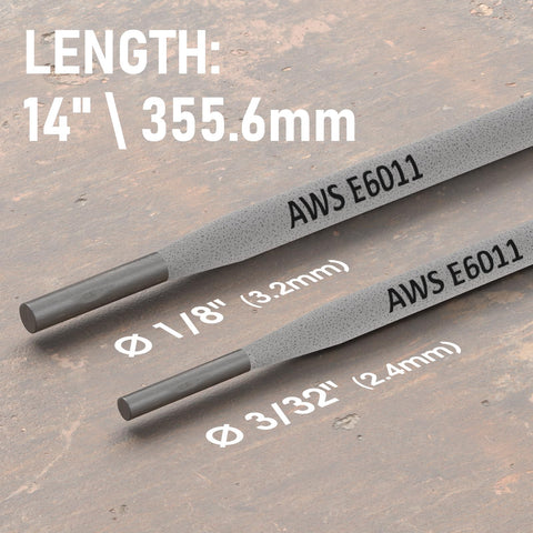 YESWELDER E6011 all-position rod suitable for various angles and surfaces