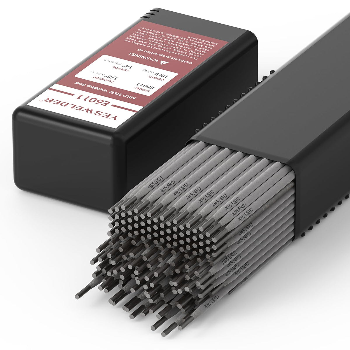 YesWelder E6011 arc-penetration rod for deep welds on carbon steel.