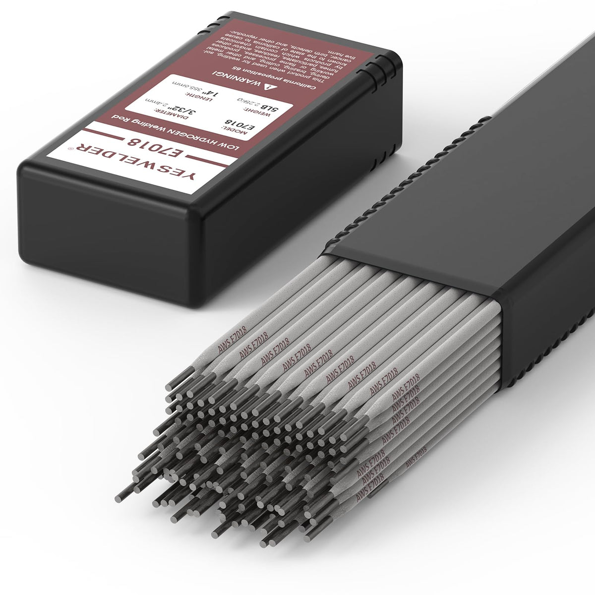 YesWelder E7018 3/32-rod for all-position welding on carbon steel projects.
