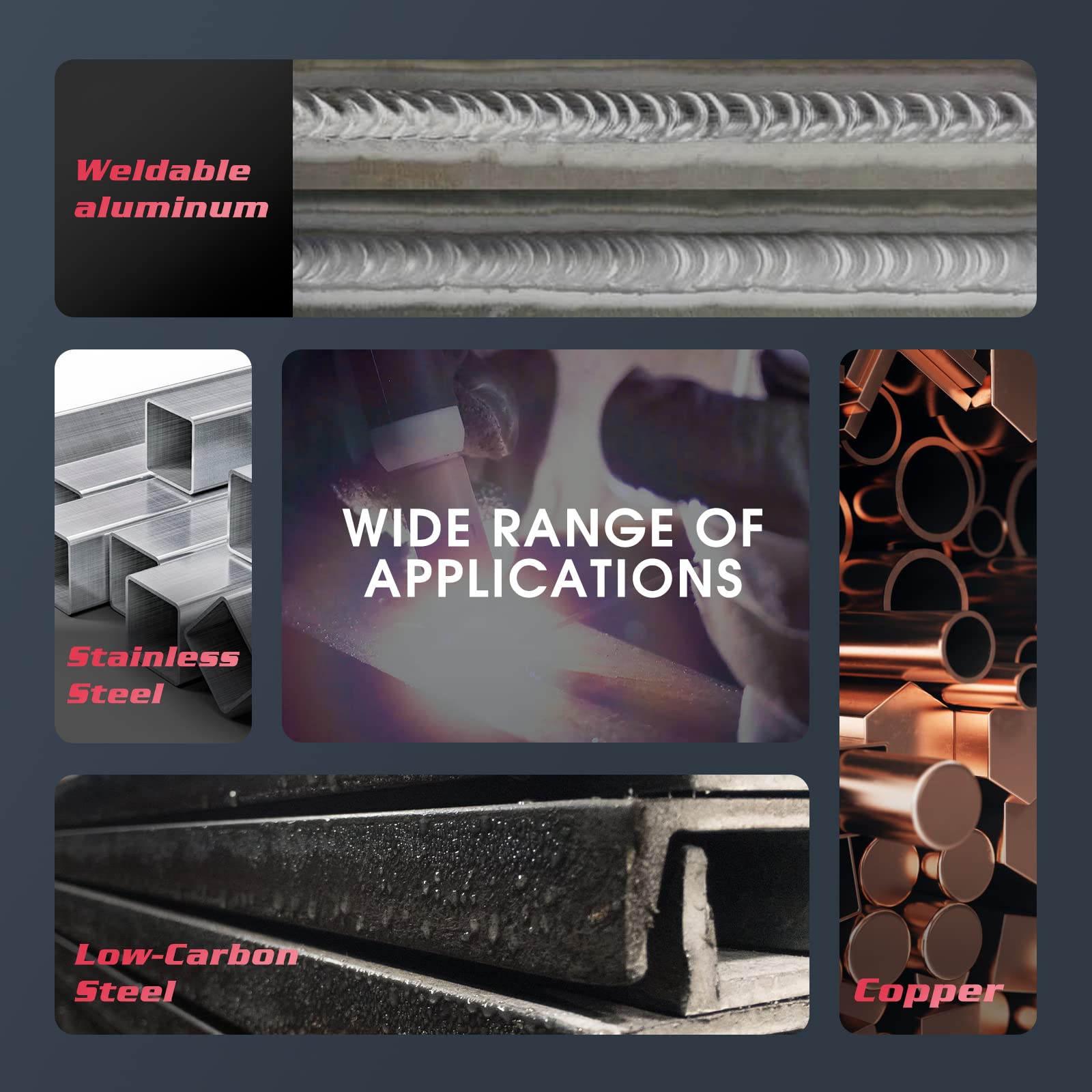 YESWELDER ER4043 is suitable for castings and heat-treated base metals.