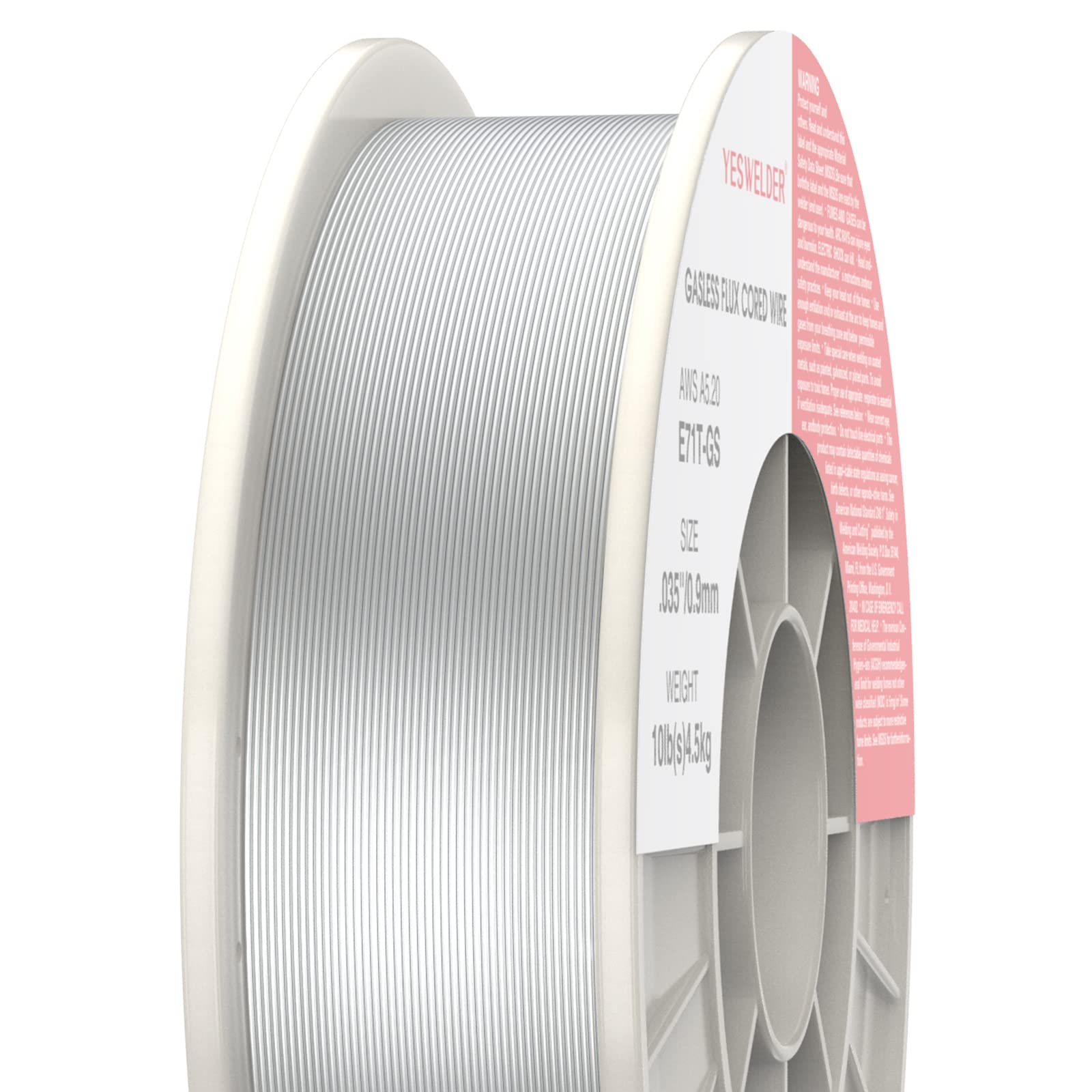 YESWELDER flux core wire forms full slag easily removable for efficient fabrication
