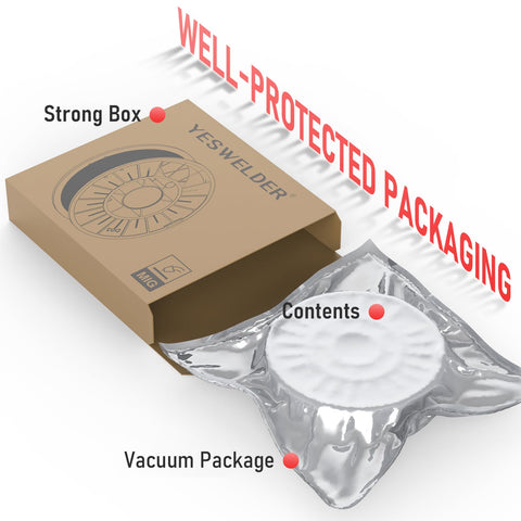 YESWELDER flux core wire ideal for outdoor wind welding without shielding gas.