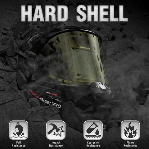 YESWELDER helmet with four arc sensors provides reliable arc detection