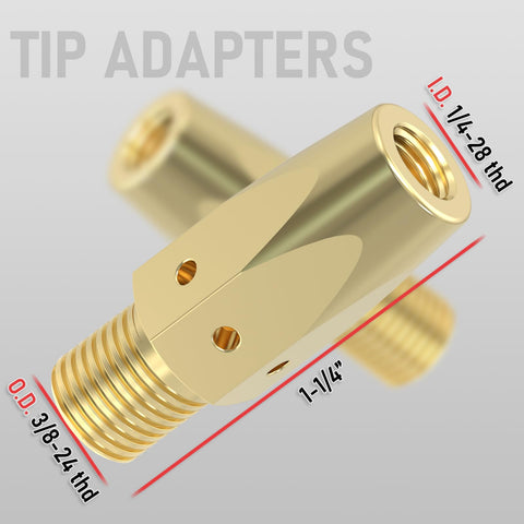 YESWELDER gas nozzle 169726 provides robust shielding for tough welds