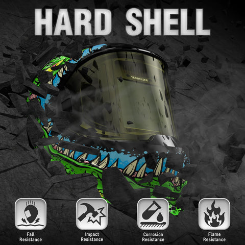YESWELDER wide shade range supports TIG, MIG, MMA and more