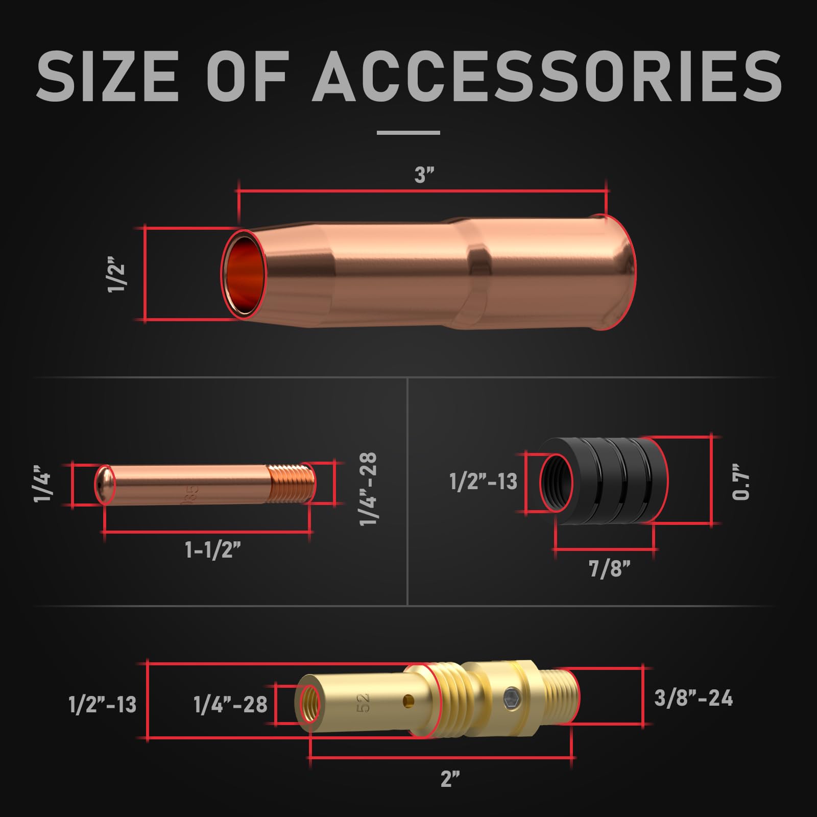 YesWELDER includes spare tips in the package.